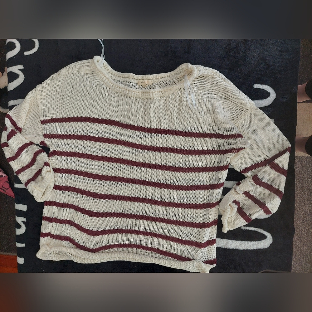 Mine Too striped Knit Sweater‎ 3XL